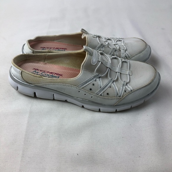 Skechers Relaxed Fit Air-Cooled Memory Foam Women's Sneaker White size 10 - Picture 2 of 7